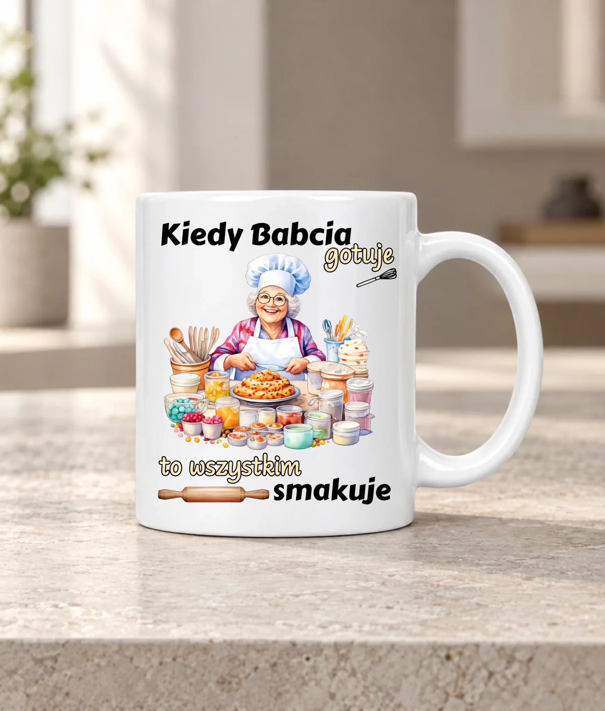 Kubek dla babci – Kiedy babcia gotuje to wszystkim smakuje B34
