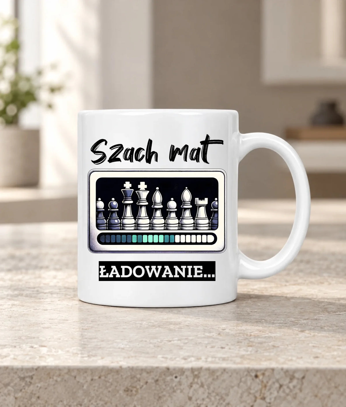Kubek dla szachisty - Szach mat ładowanie HSZ08