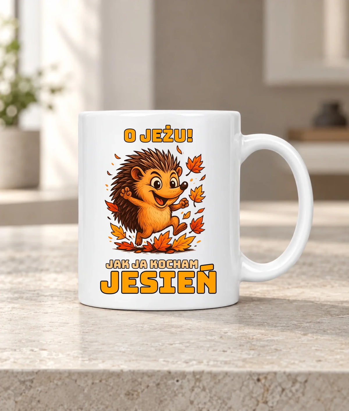 Kubek jesienny - O JEŻU! Jak ja kocham jesień JS31