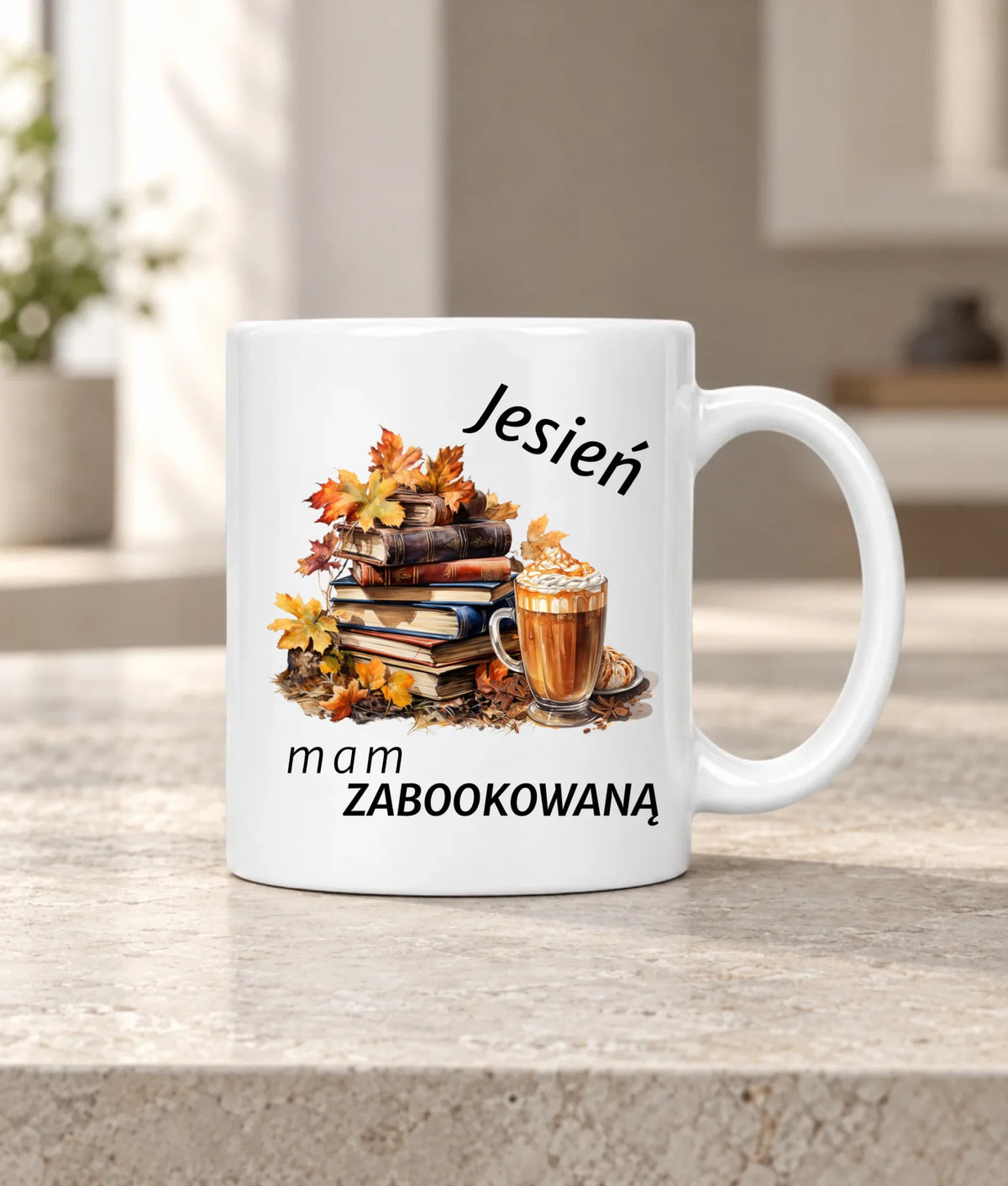 Kubek jesienny - Jesień mam zabookowaną JS28