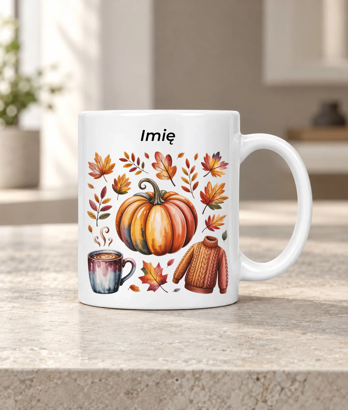 Kubek jesienny - Złota jesień - personalizowany JS30