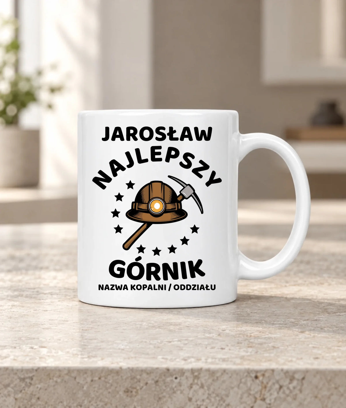 Kubek z imieniem dla górnika - Najlepszy Górnik