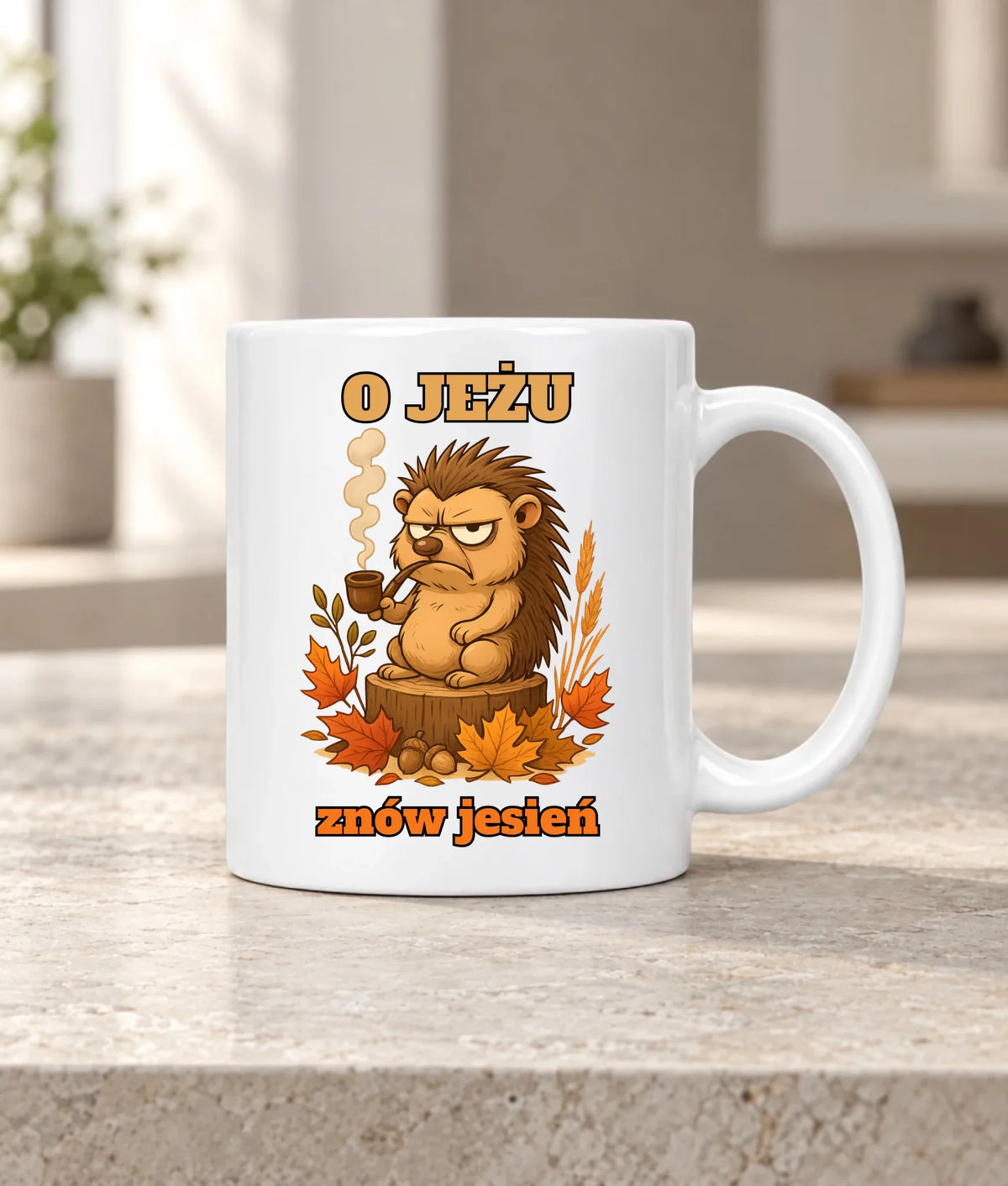 Kubek jesienny - O jeżu znów jesień JS20