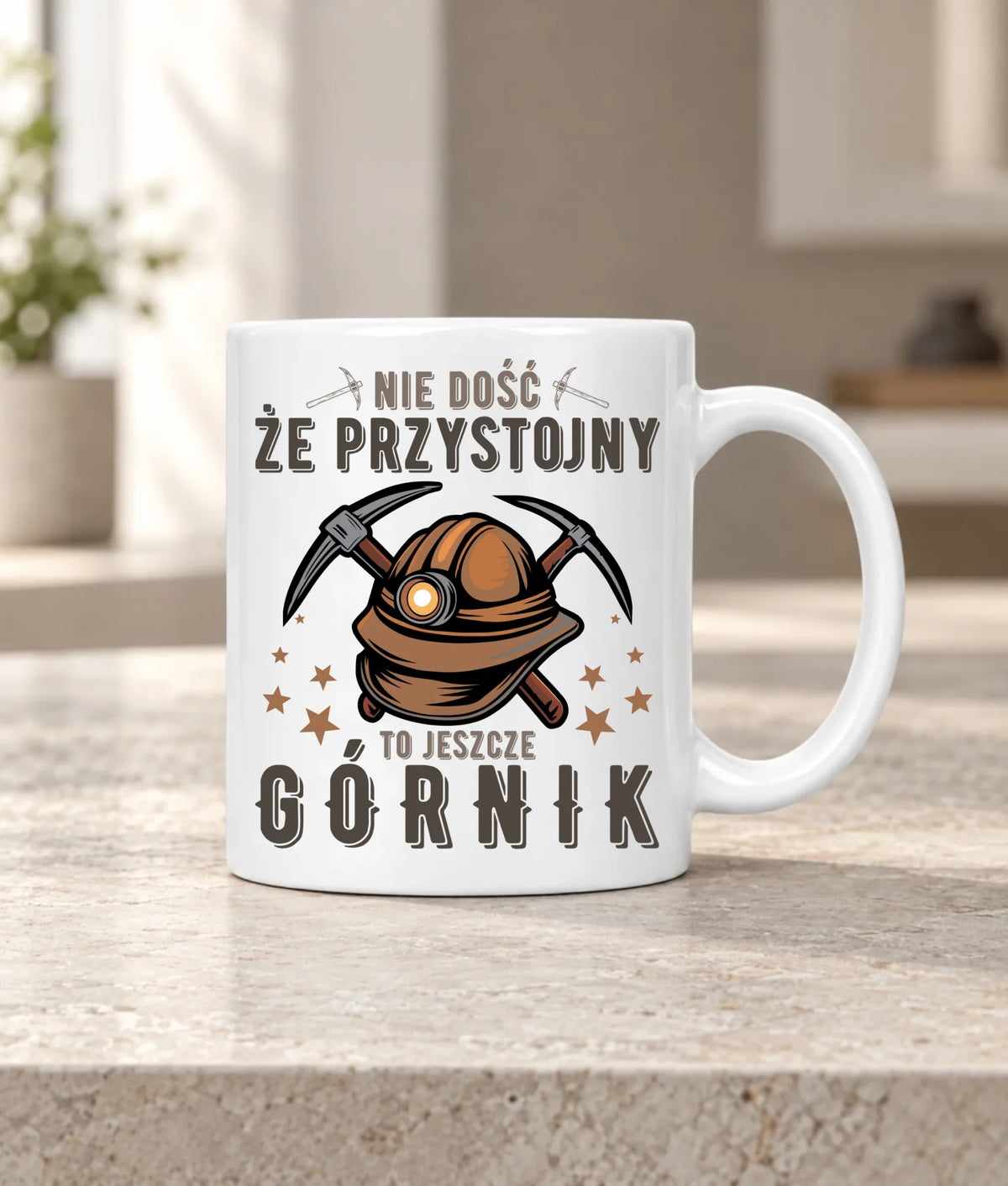 Kubek dla górnika - Nie dość, że przystojny to jeszcze górnik