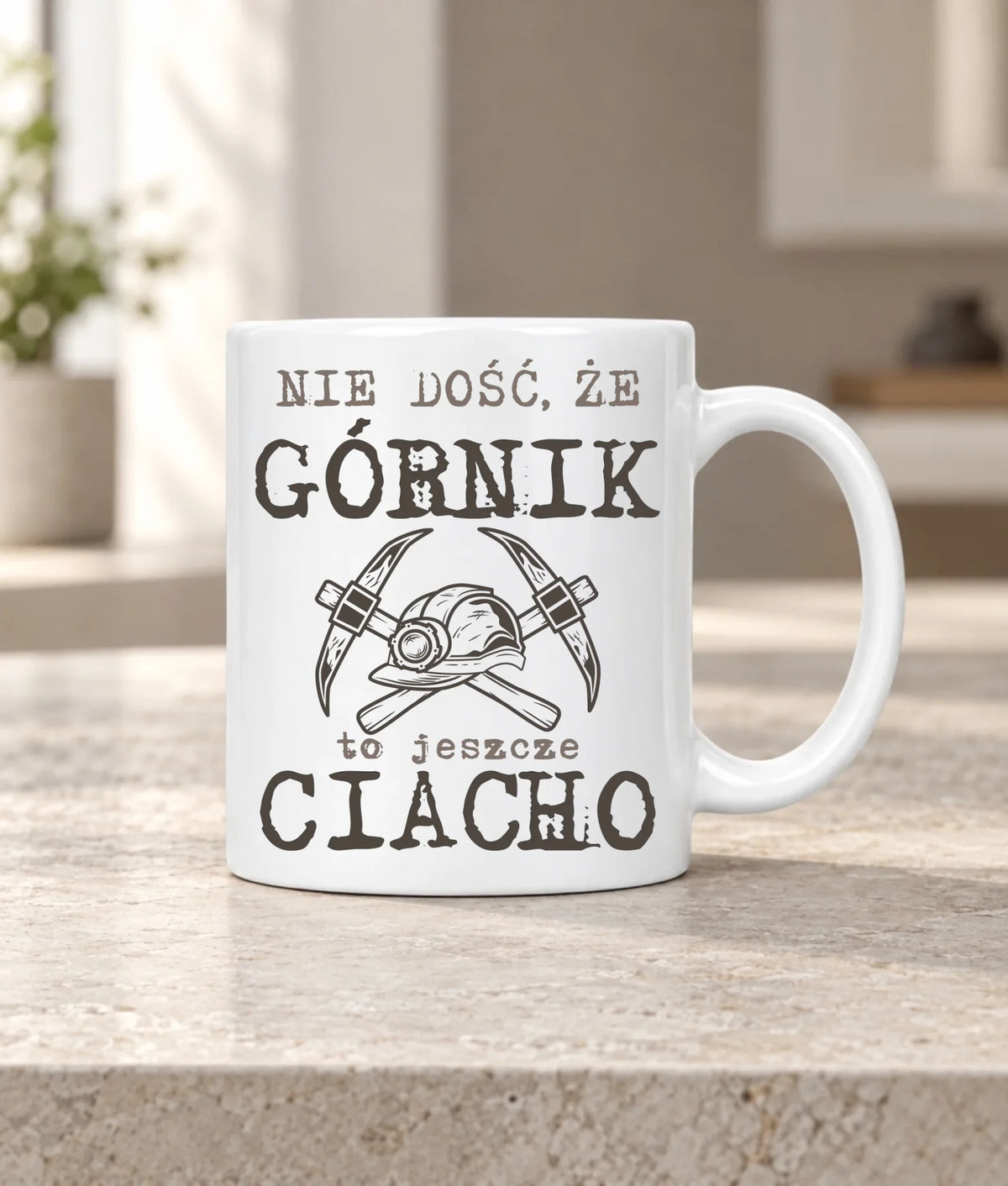 Kubek dla górnika - Nie dość, że górnik to jeszcze ciacho