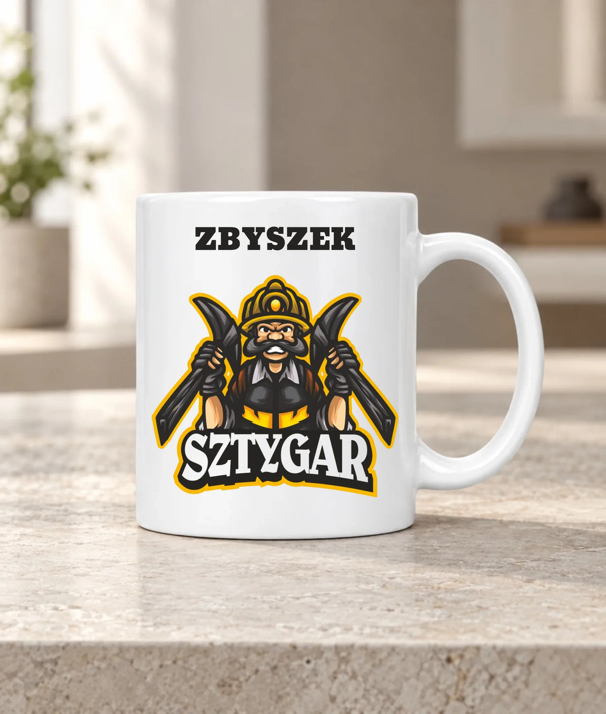 Kubek z imieniem dla górnika - Sztygar