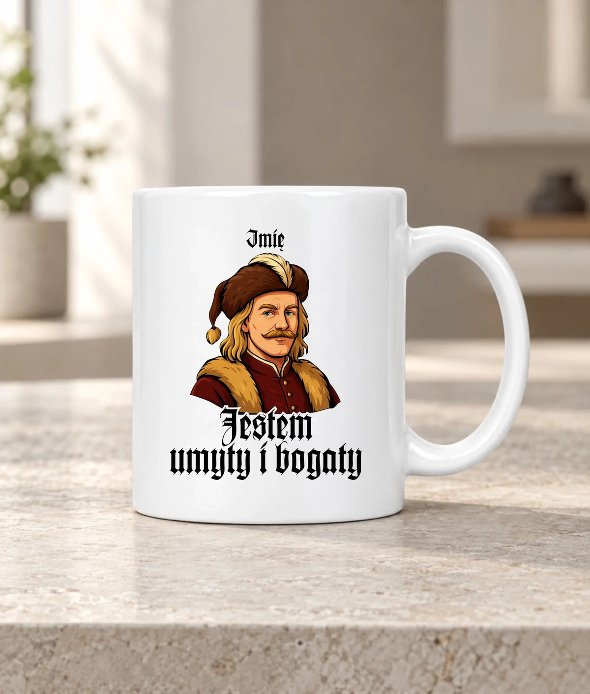 Kubek - Jestem umyty i bogaty - dla fanów serialu 1670 - personalizowany H60