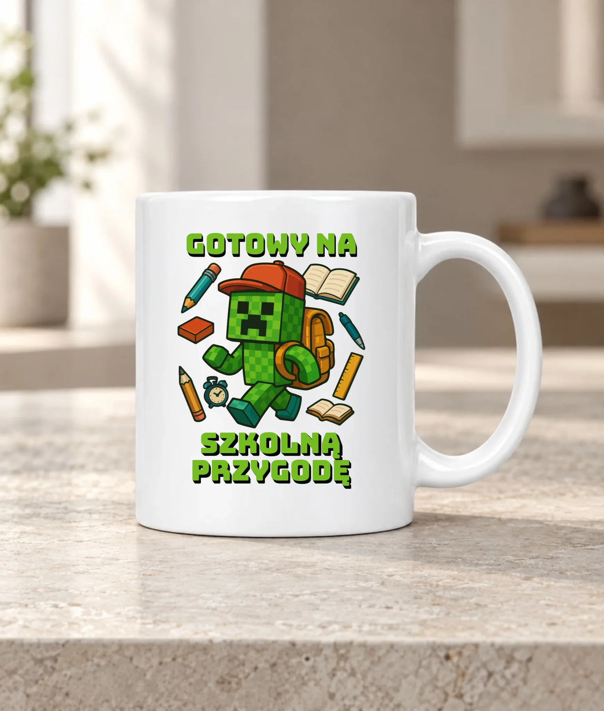 Kubek szkoła - Gotowy na szkołę - gamer do szkoły - SZ13
