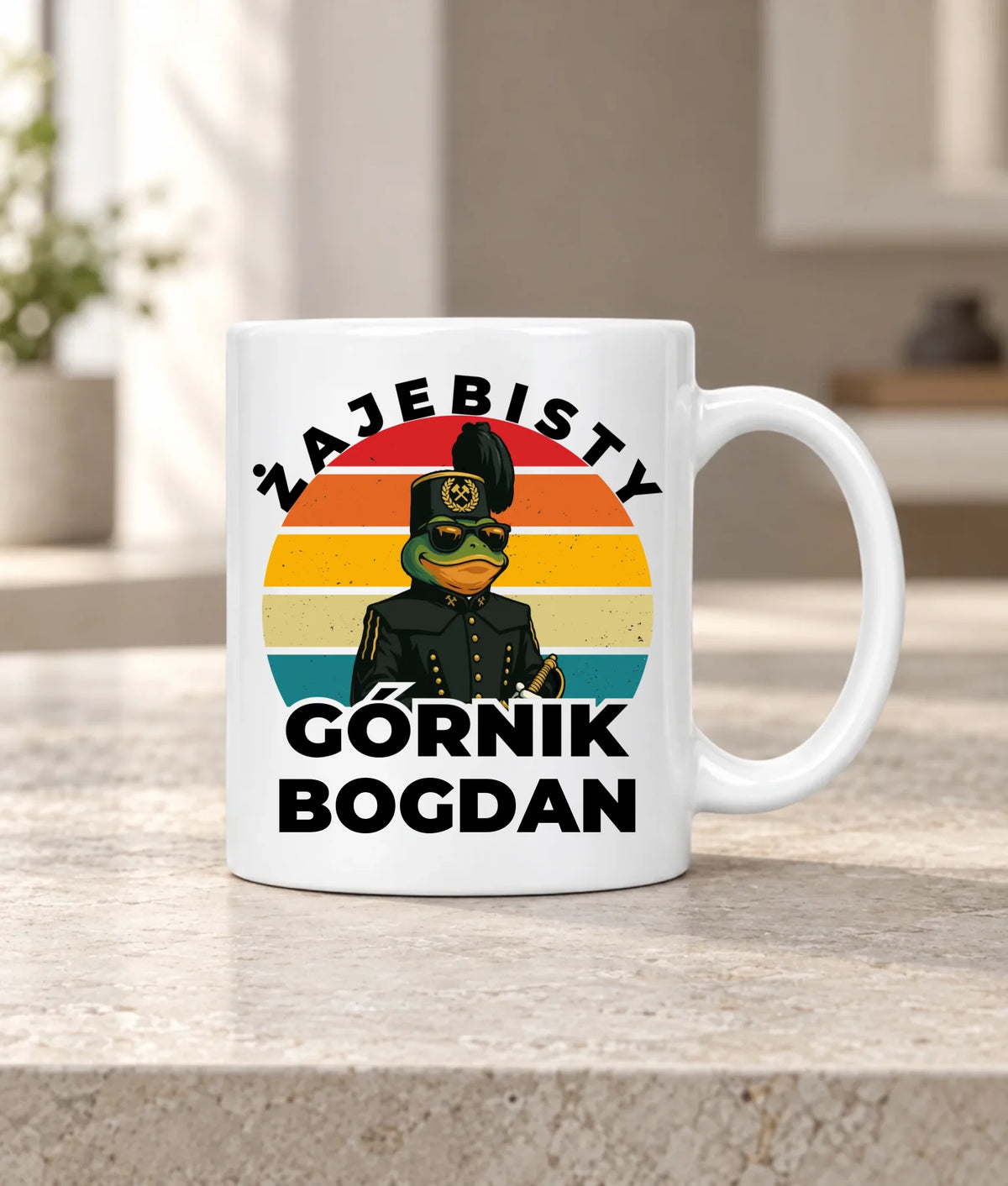 Kubek z imieniem dla górnika - Żajebisty Górnik