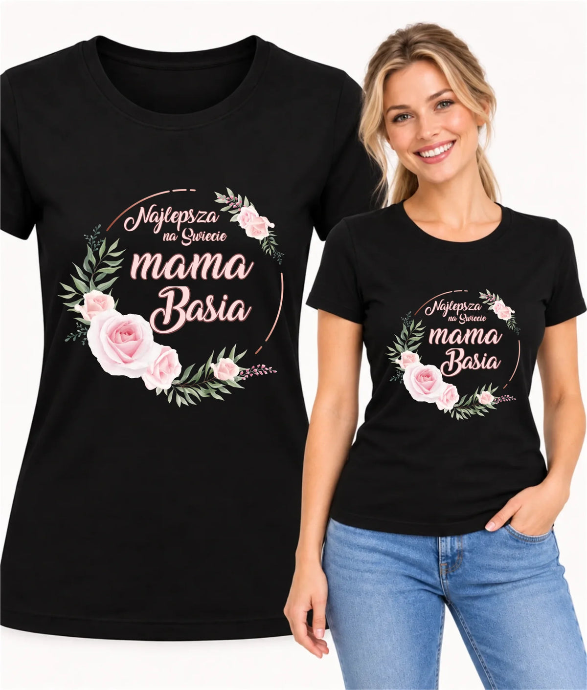 Koszulka dla mamy - Najlepsza na Świecie mama - personalizowana DM17
