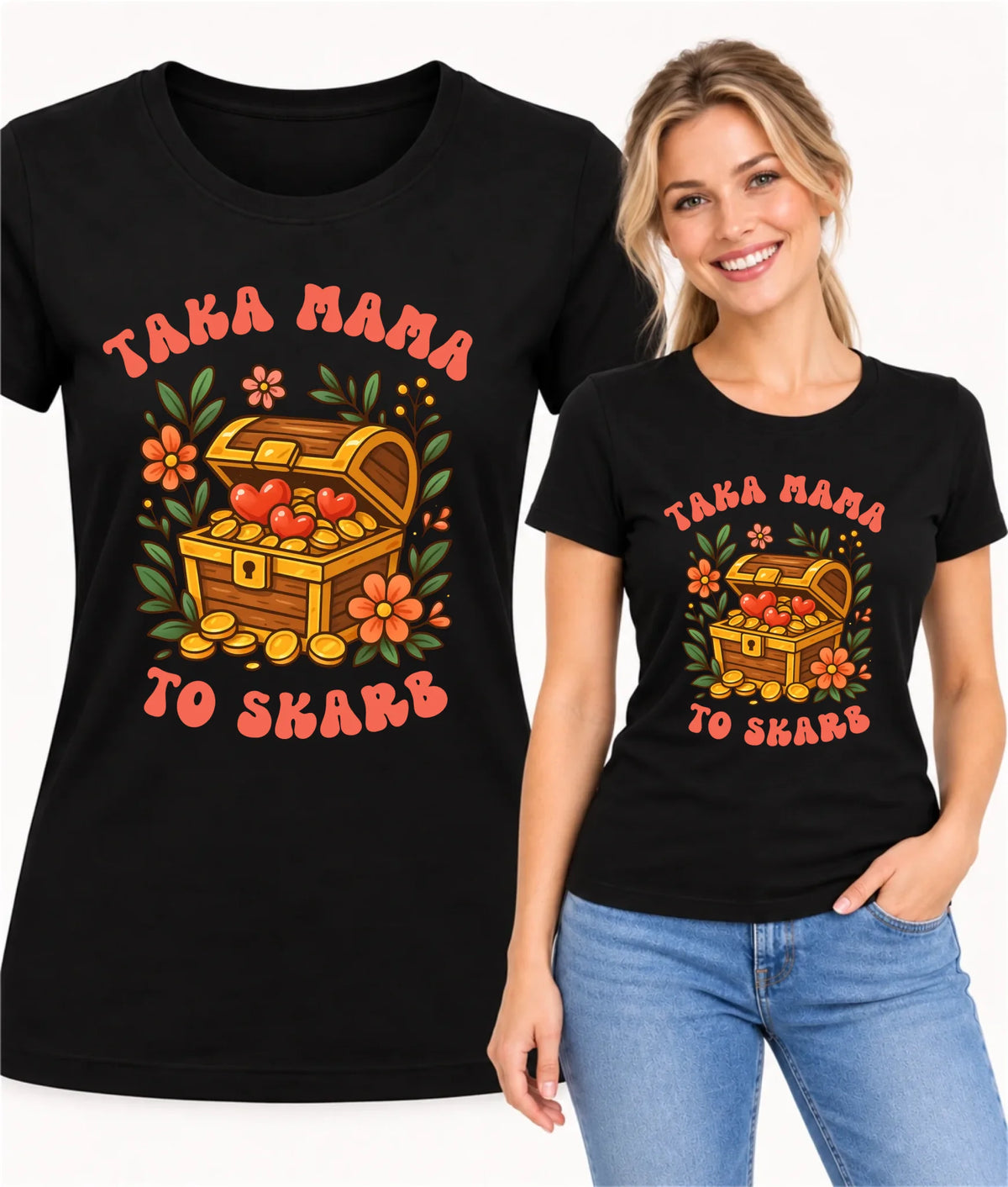 Koszulka dla mamy - Taka mama to skarb DM12