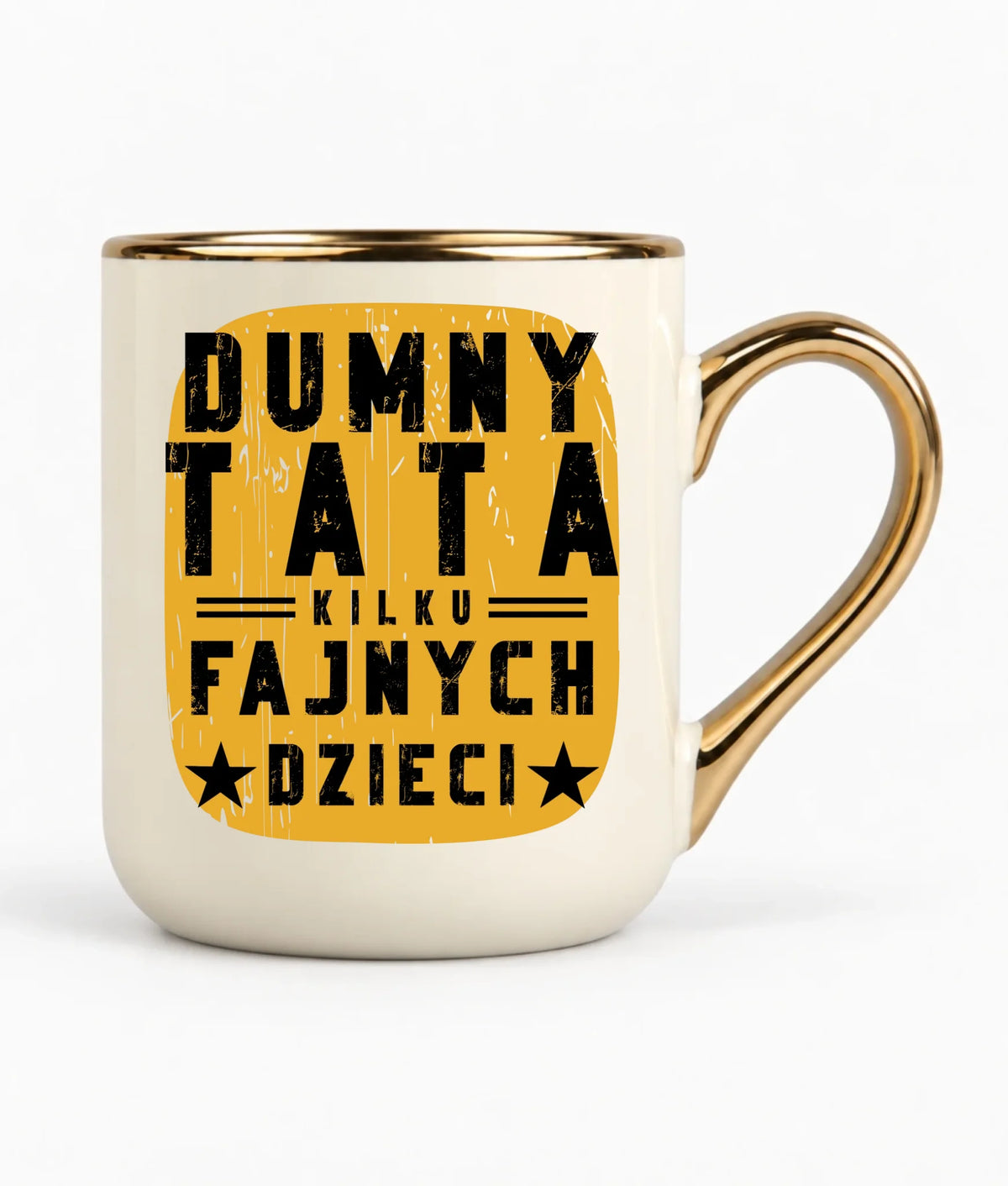Dumny tata kilku fajnych dzieci | Kubek elegant dla taty DT60