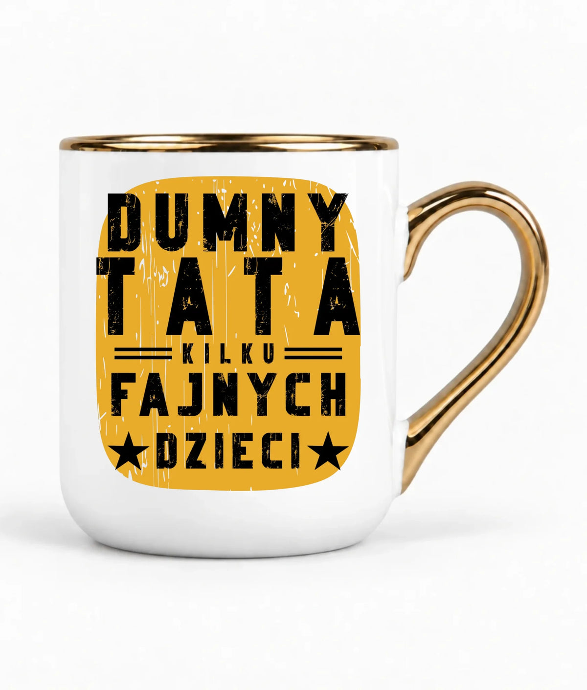Dumny tata kilku fajnych dzieci | Kubek elegant dla taty DT60