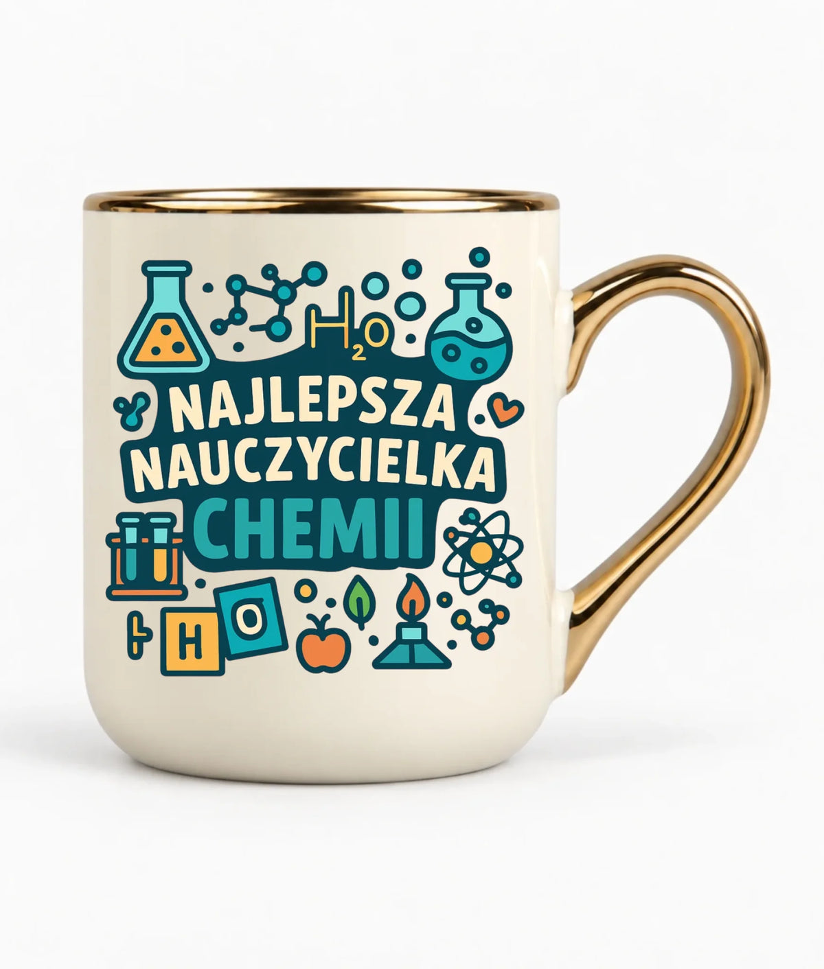 Najlepsza nauczycielka chemii | Kubek elegant prezent dla nauczycielki N44