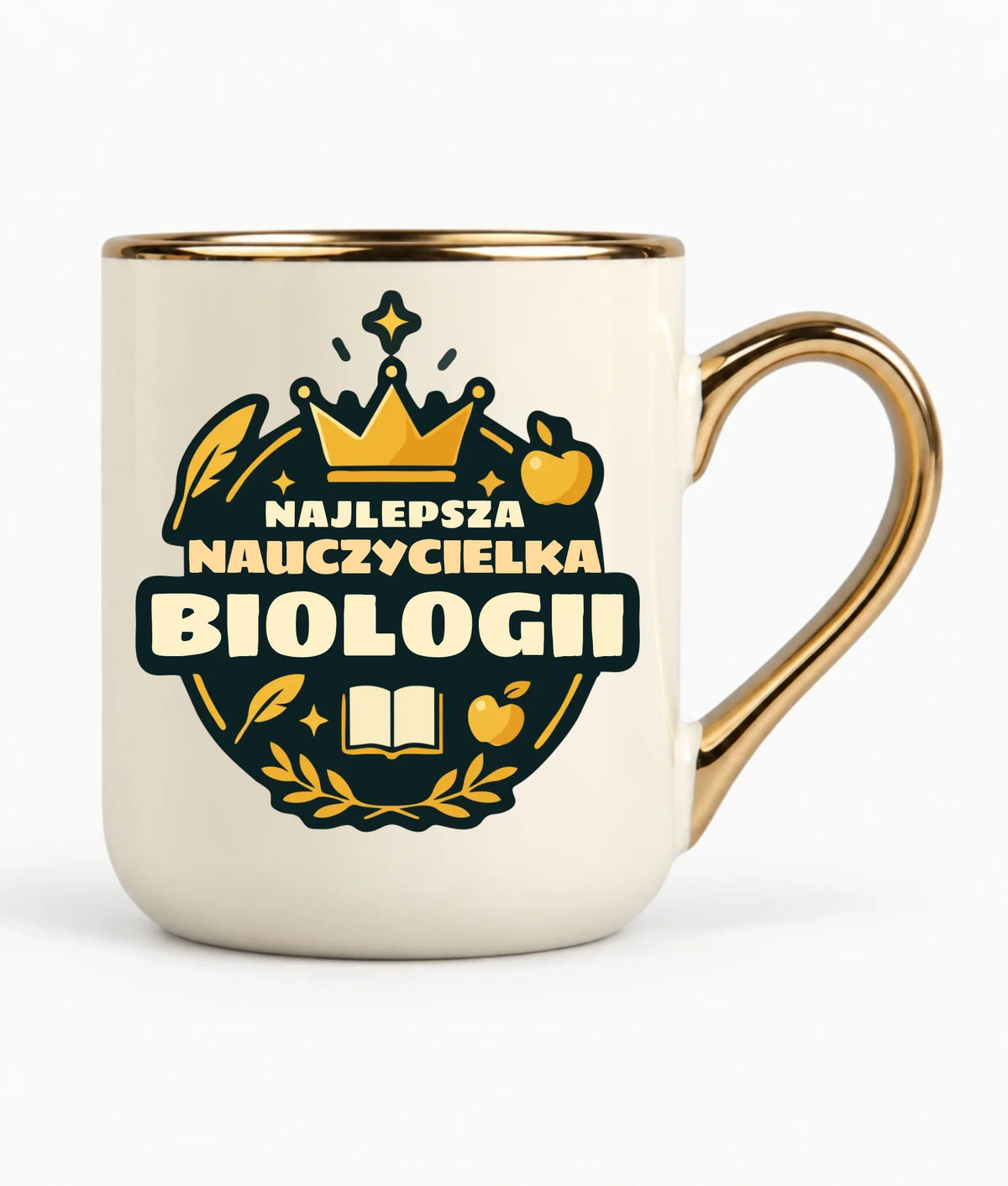 Najlepsza nauczycielka biologii | Kubek elegant prezent dla nauczycielki N39