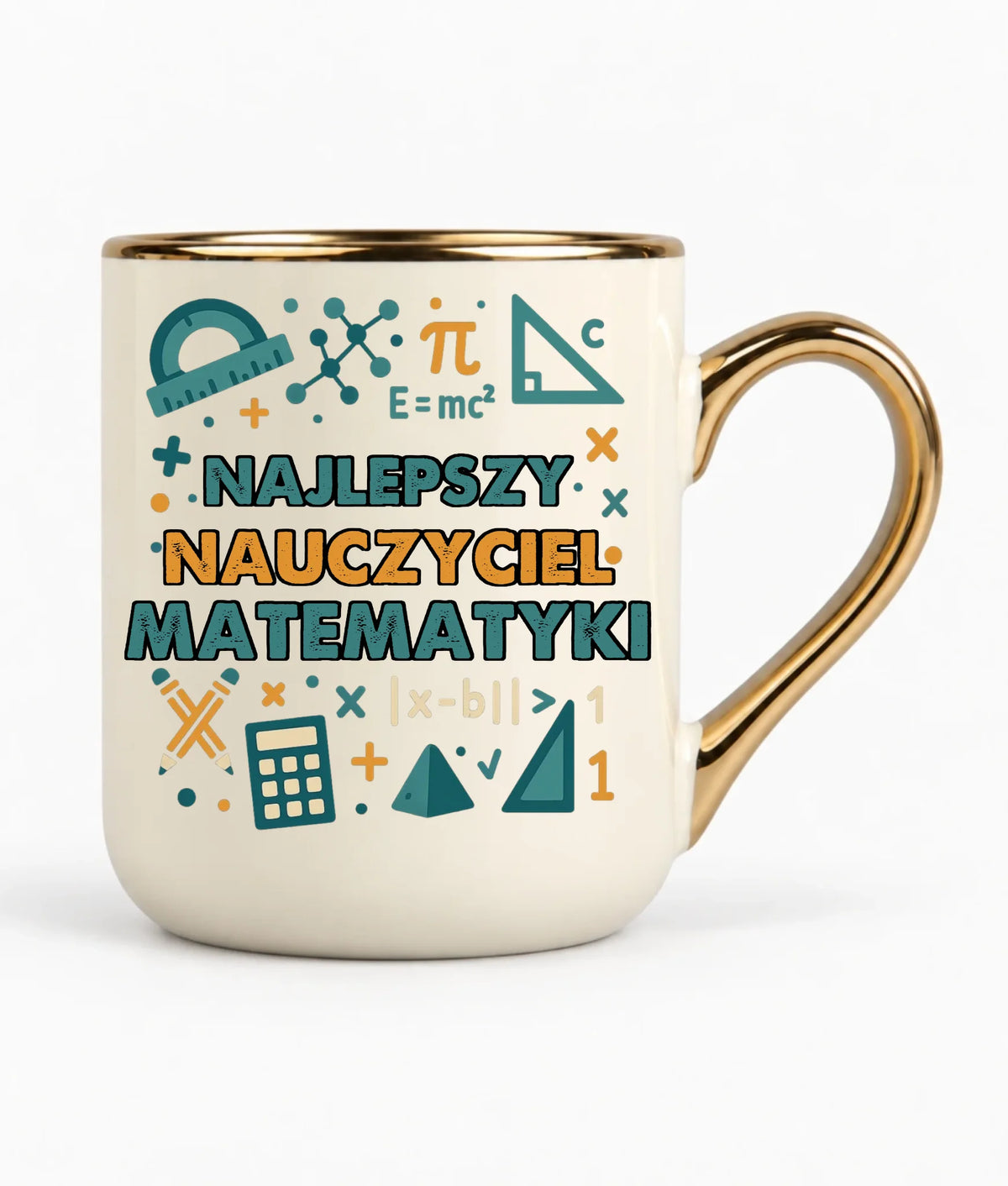 Najlepszy nauczyciel matematyki | Kubek elegant prezent dla nauczyciela N74