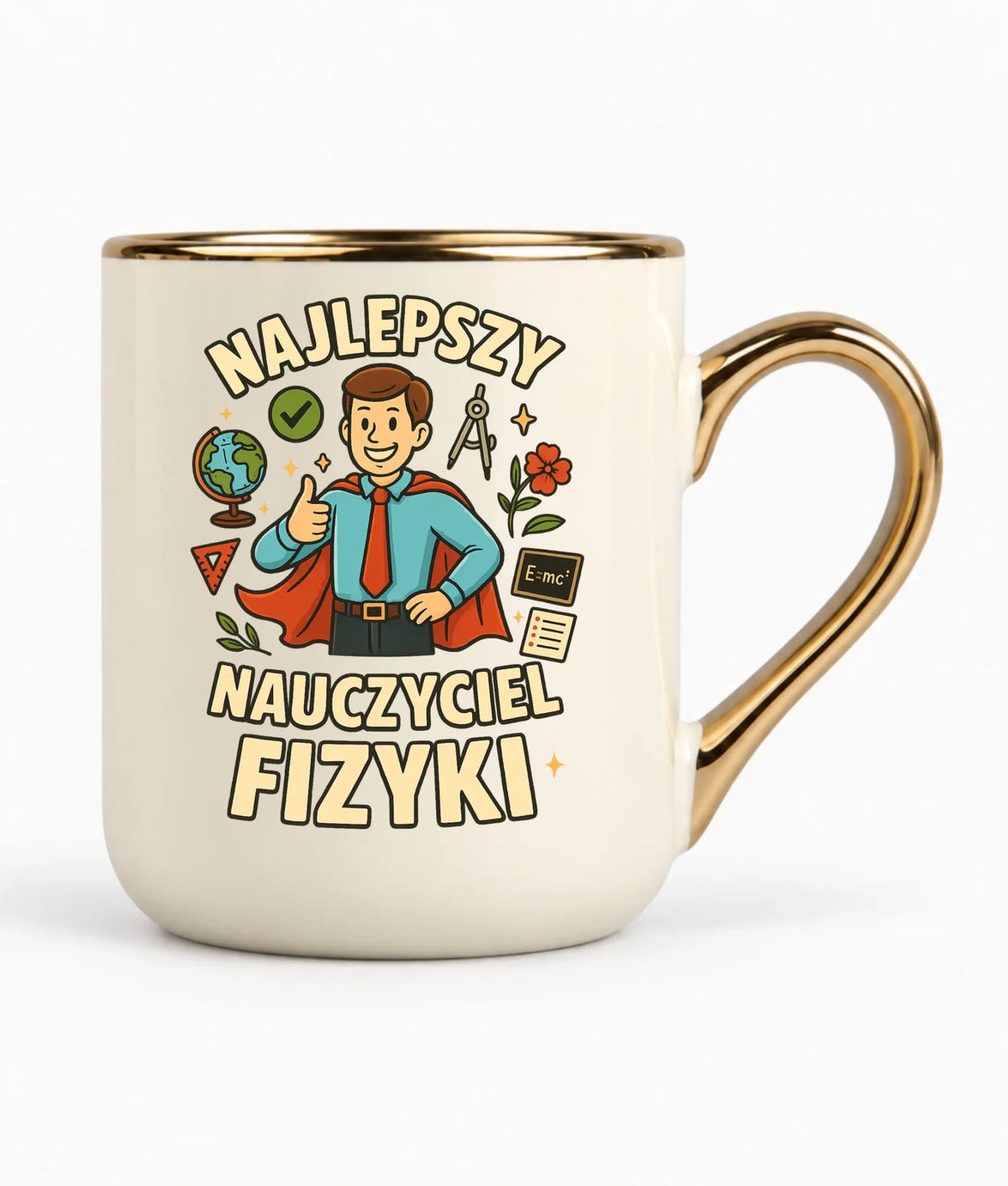 Najlepszy nauczyciel fizyki | Kubek elegant na prezent N22