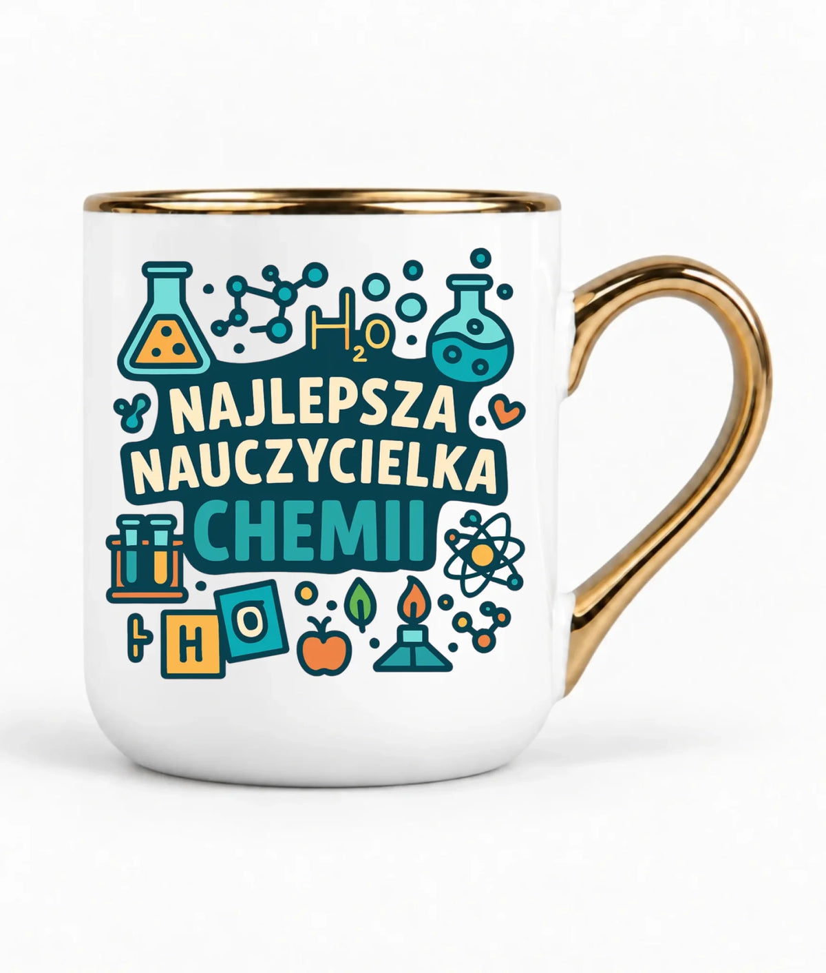 Najlepsza nauczycielka chemii | Kubek elegant prezent dla nauczycielki N44