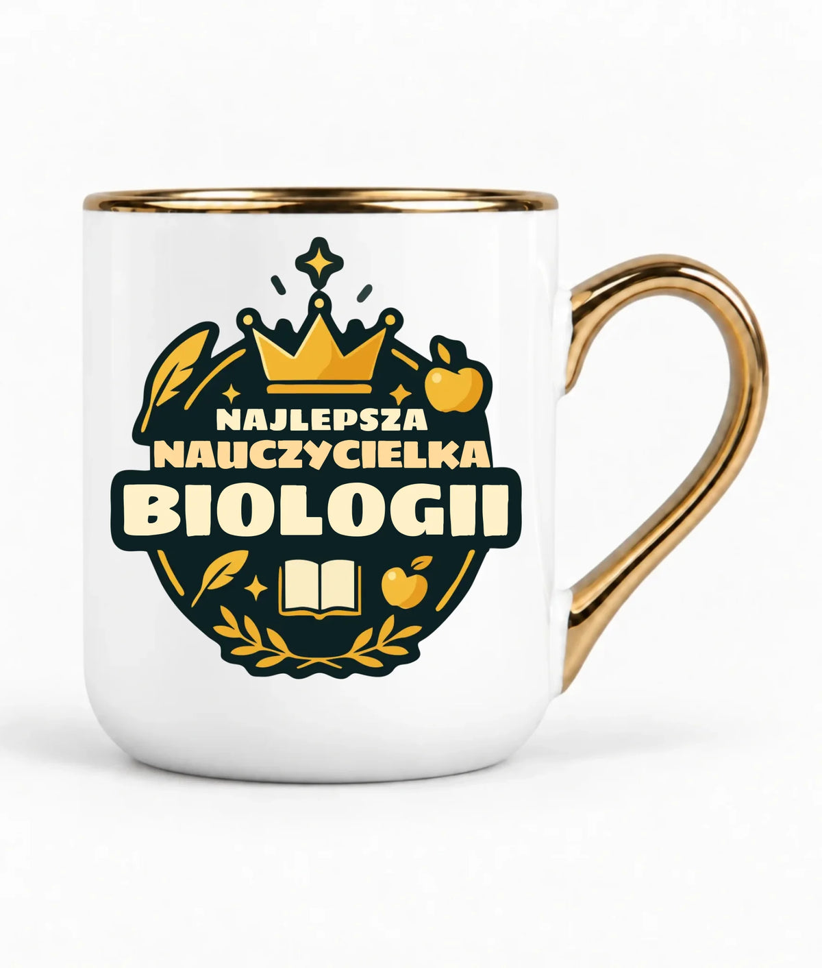 Najlepsza nauczycielka biologii | Kubek elegant prezent dla nauczycielki N39