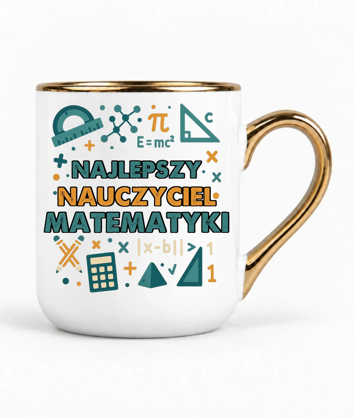 Najlepszy nauczyciel matematyki | Kubek elegant prezent dla nauczyciela N74