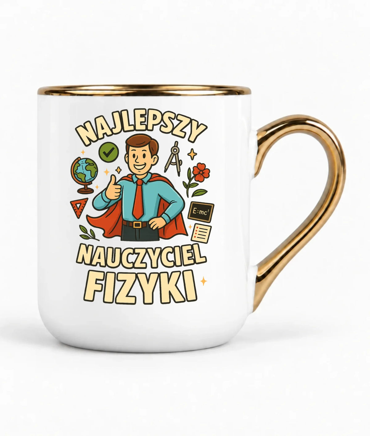 Najlepszy nauczyciel fizyki | Kubek elegant na prezent N22