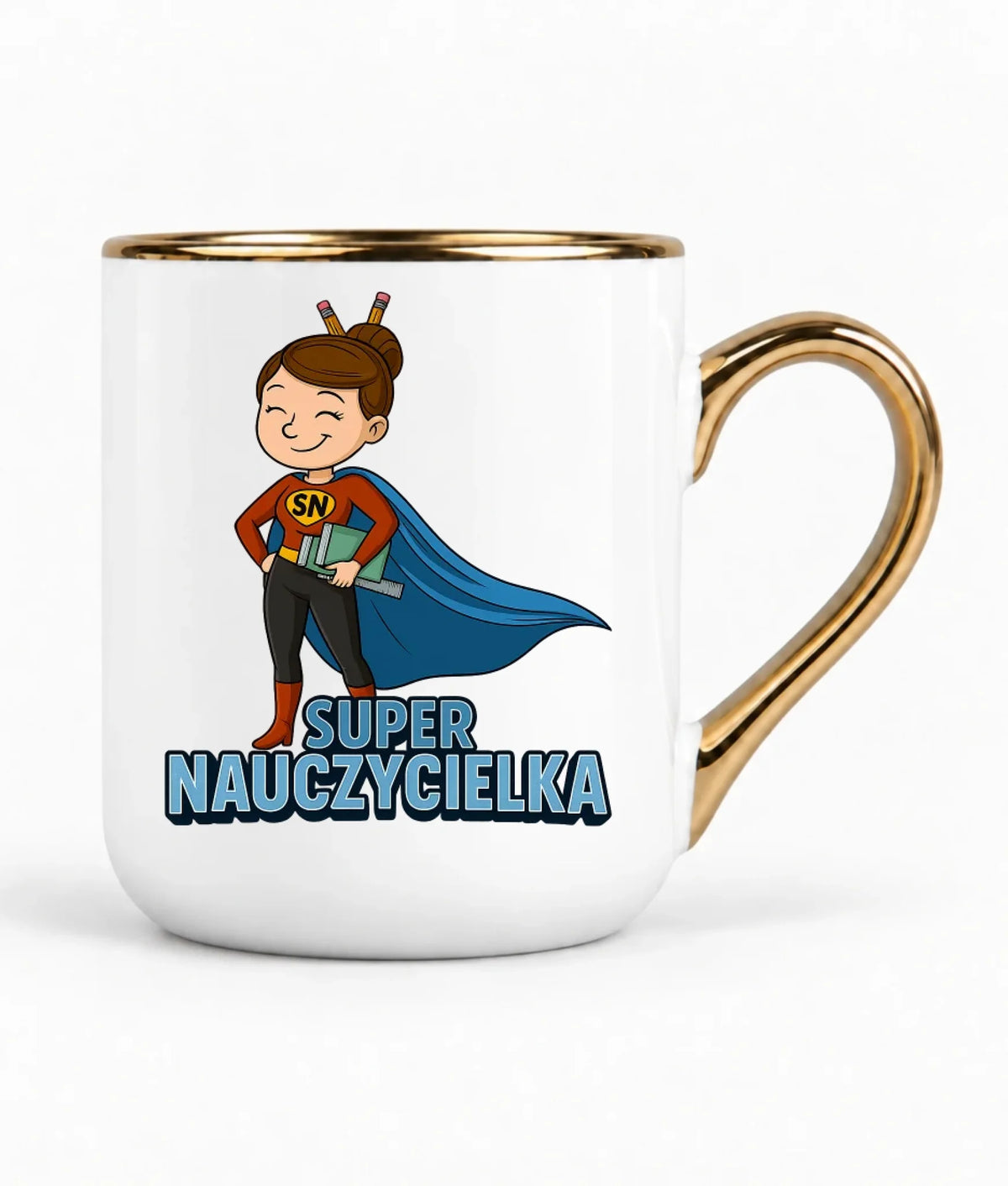 Super Nauczycielka | Kubek elegant dla nauczycielki na prezent N08