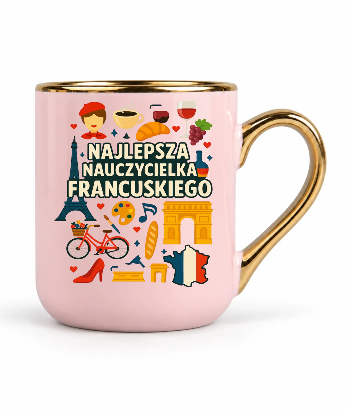 Nauczycielka języka francuskiego | Kubek elegant na prezent N58