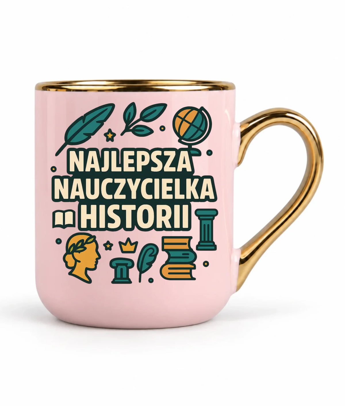 Najlepsza nauczycielka historii | Kubek elegant prezent dla nauczycielki N57