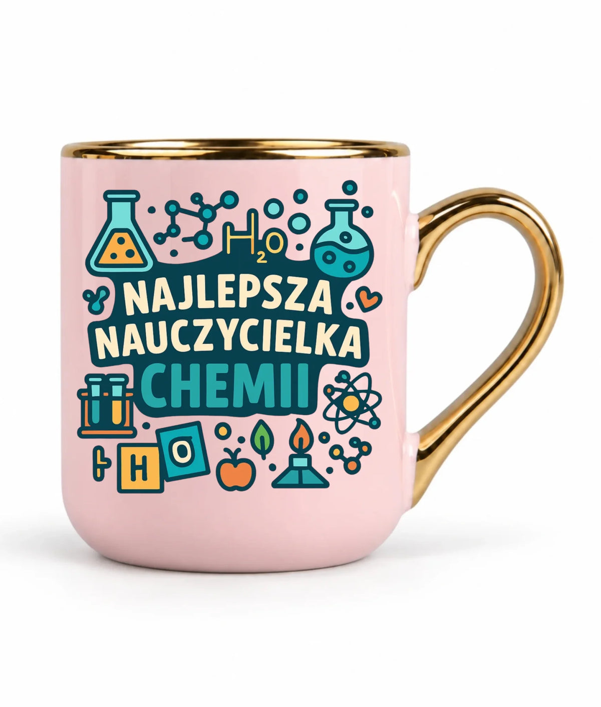 Najlepsza nauczycielka chemii | Kubek elegant prezent dla nauczycielki N44