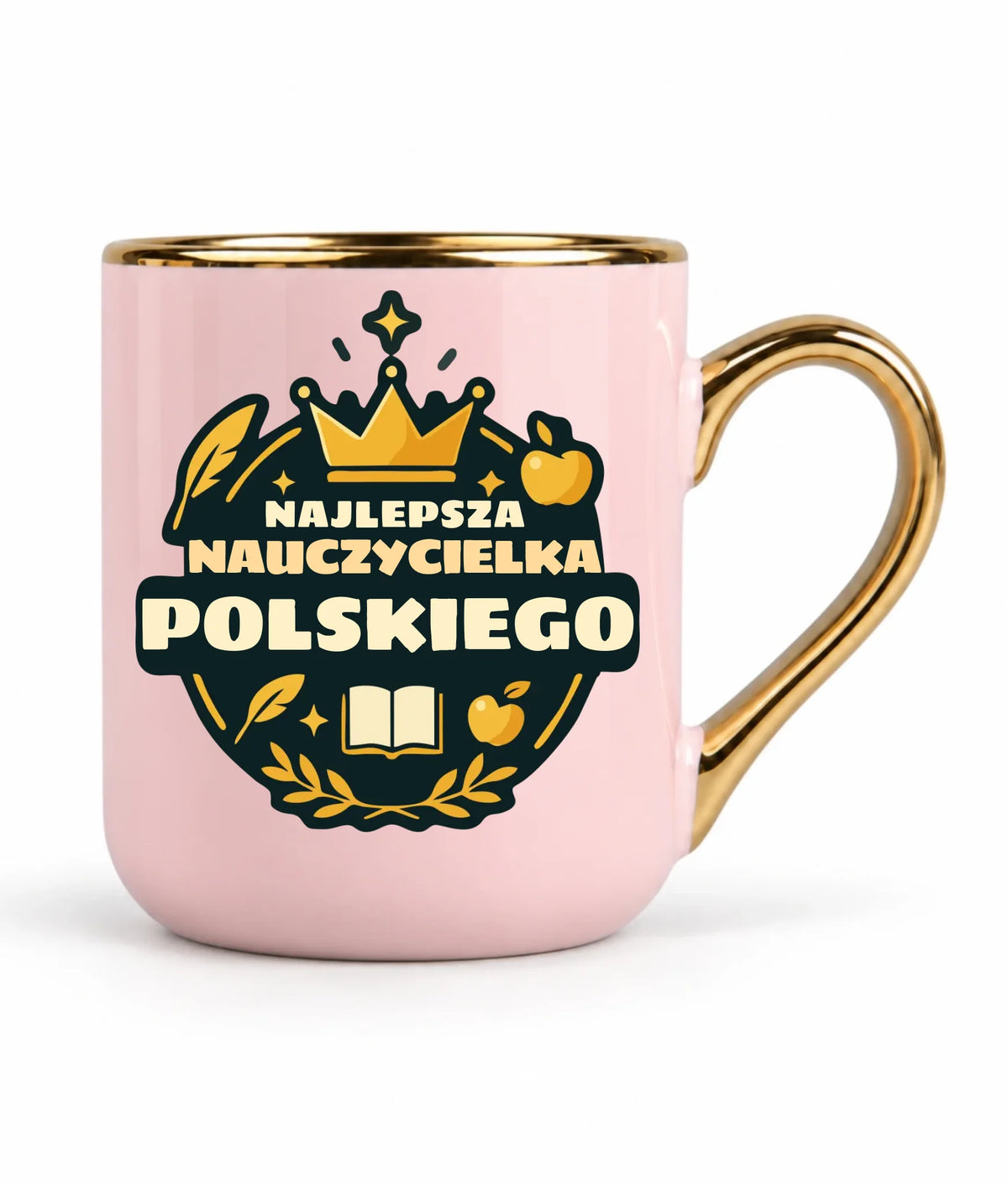 Najlepsza nauczycielka języka polskiego | Kubek elegant prezent dla polonistki N41