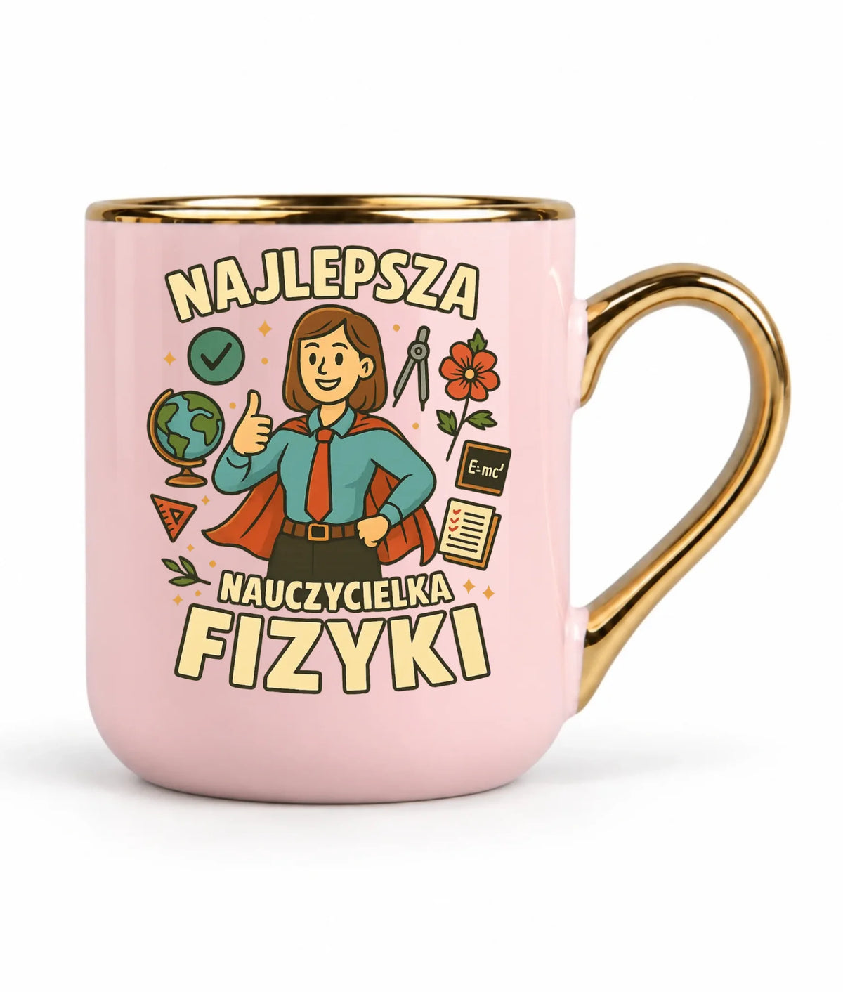Najlepsza nauczycielka fizyki | Kubek elegant na prezent N23