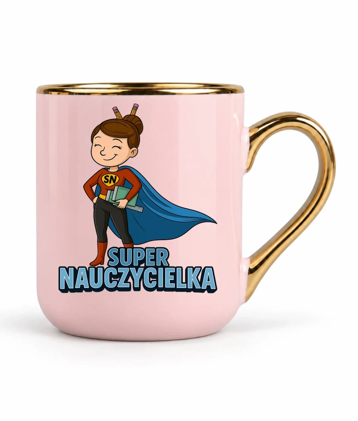Super Nauczycielka | Kubek elegant dla nauczycielki na prezent N08