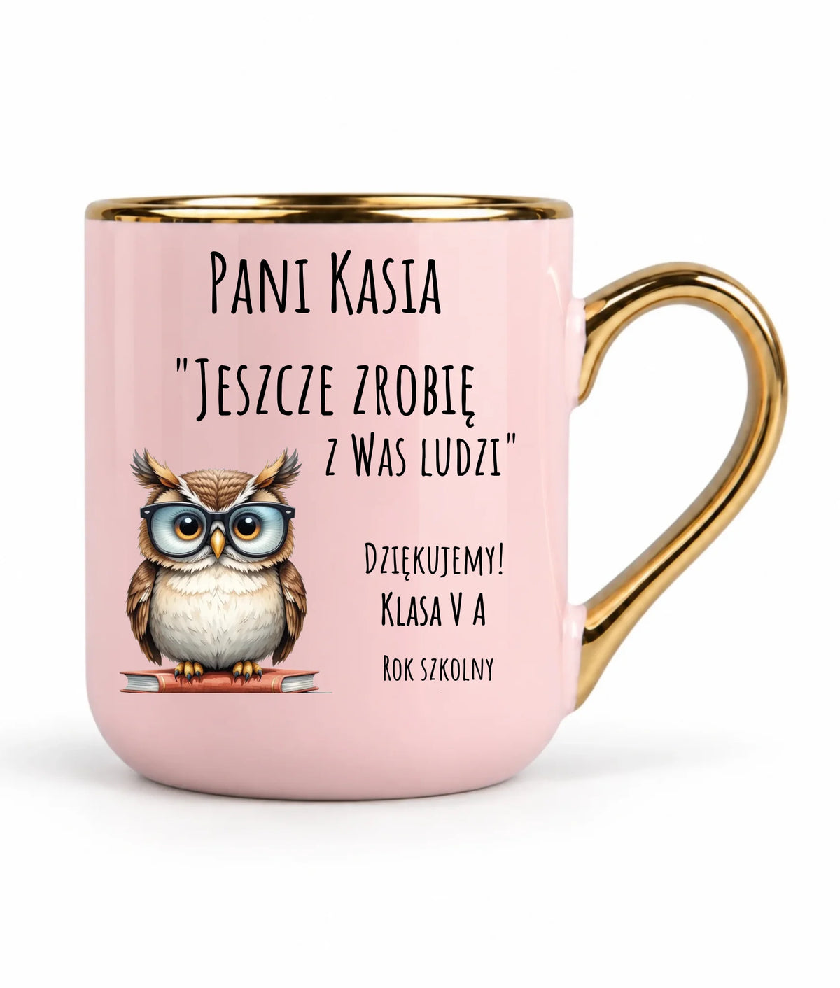Jeszcze zrobię z Was ludzi | Kubek elegant dla nauczyciela na prezent N01
