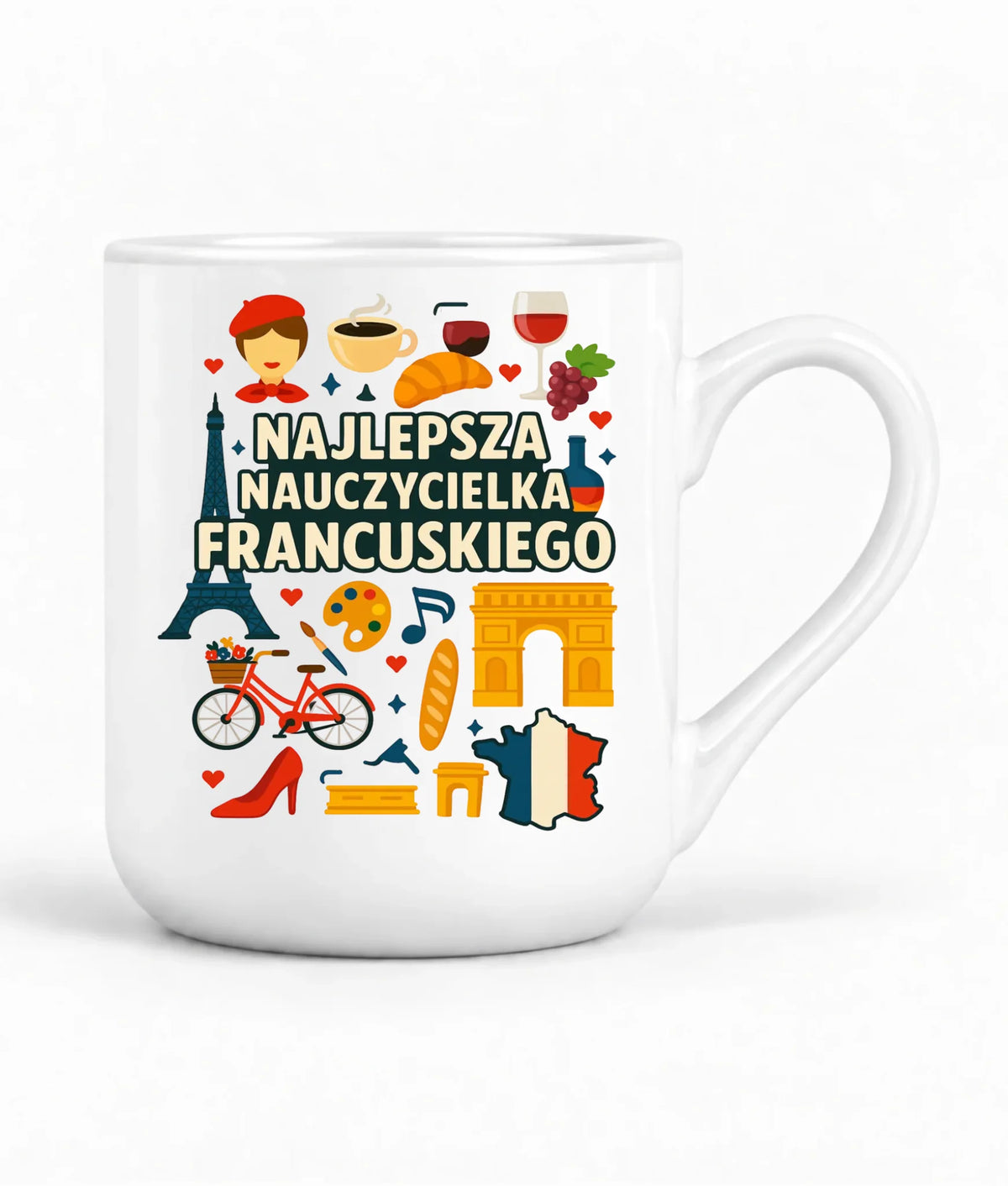 Nauczycielka języka francuskiego | Kubek elegant na prezent N58