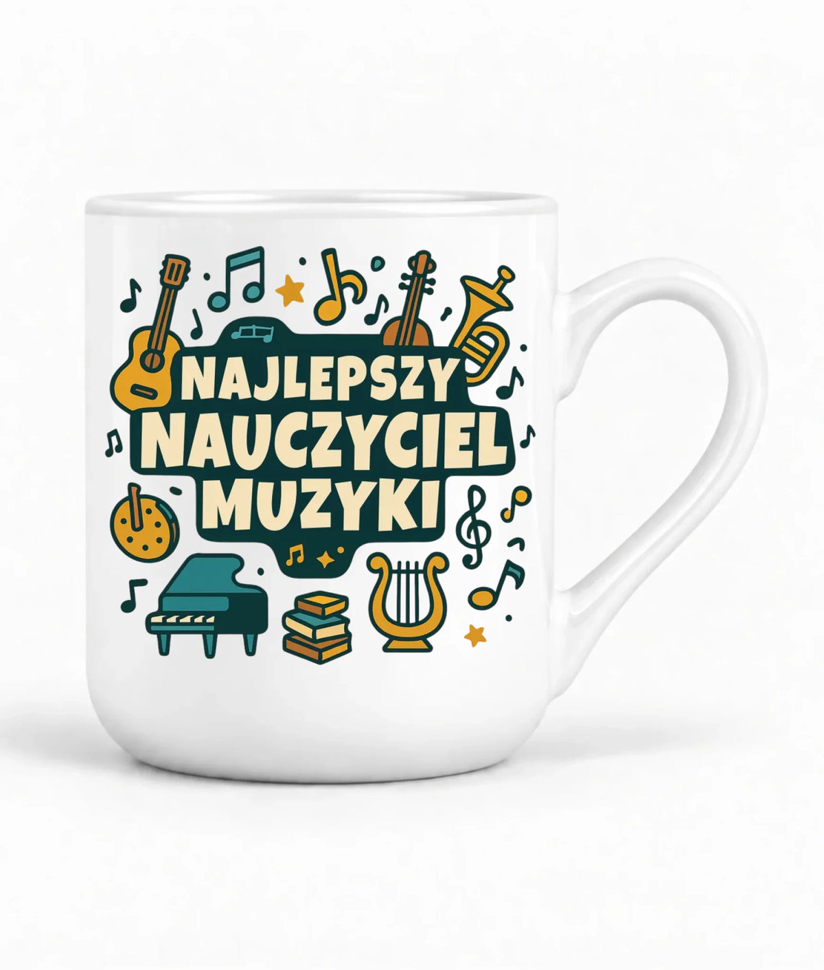 Najlepszy nauczyciel muzyki | Kubek elegant prezent dla nauczyciela N52
