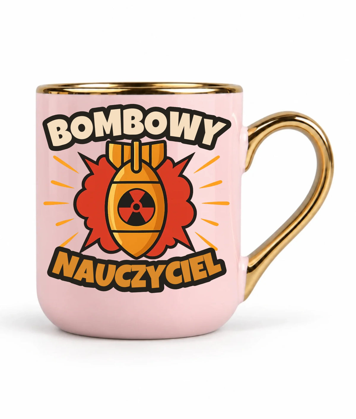 Bombowy nauczyciel | Kubek elegant prezent dla nauczyciela N36