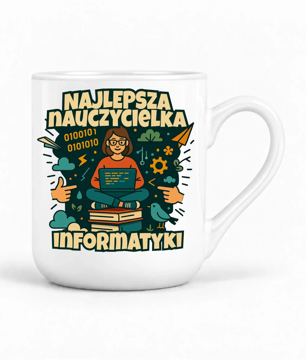 Najlepsza nauczycielka informatyki | Kubek elegant na prezent N51