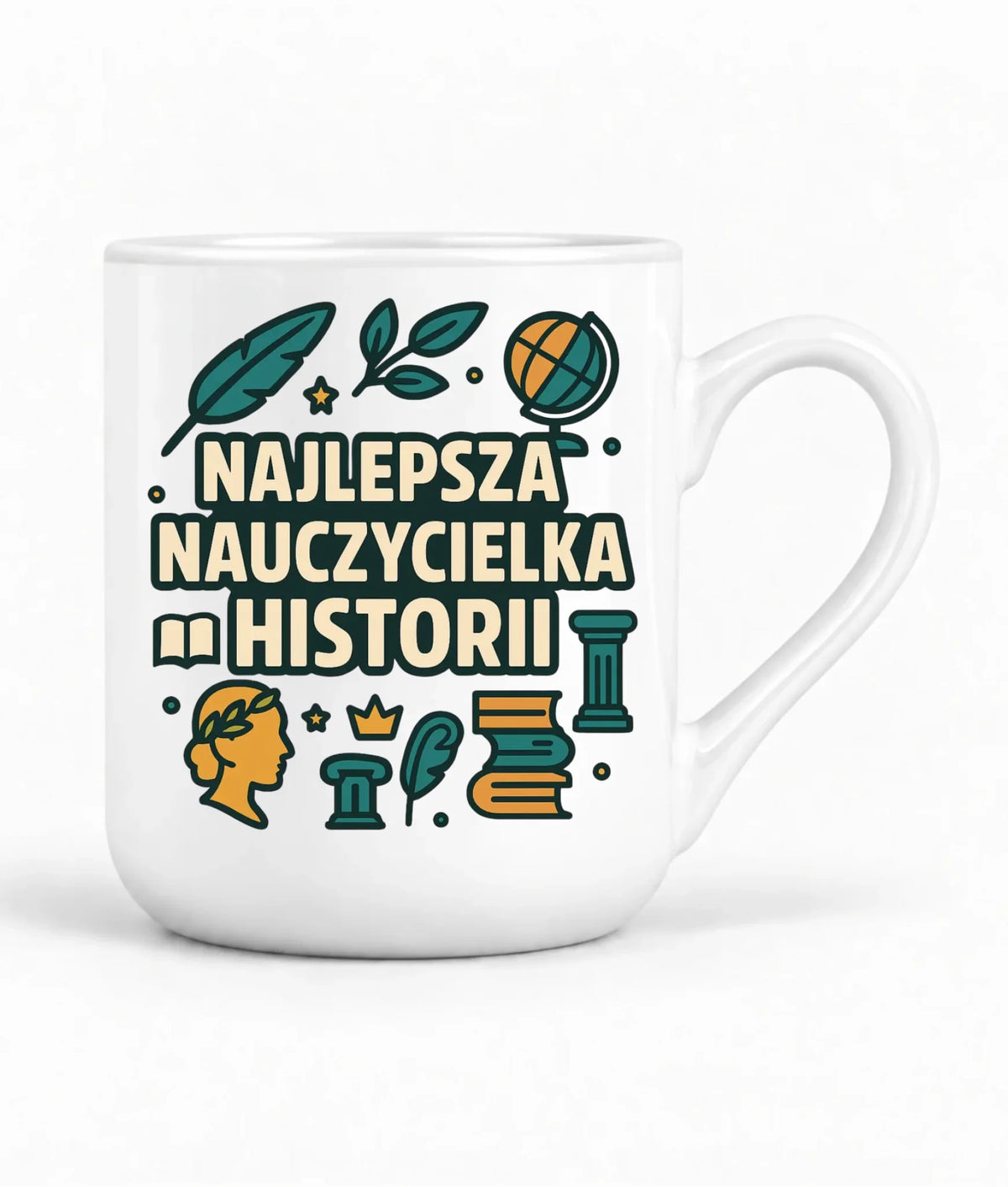 Najlepsza nauczycielka historii | Kubek elegant prezent dla nauczycielki N57
