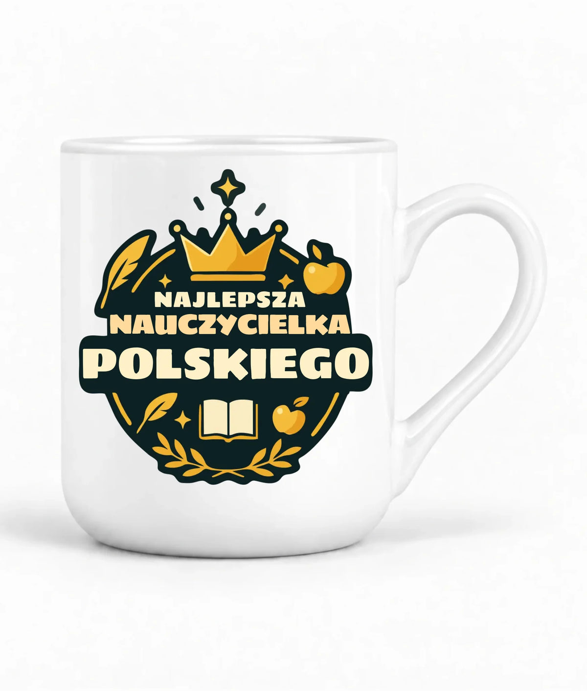 Najlepsza nauczycielka języka polskiego | Kubek elegant prezent dla polonistki N41