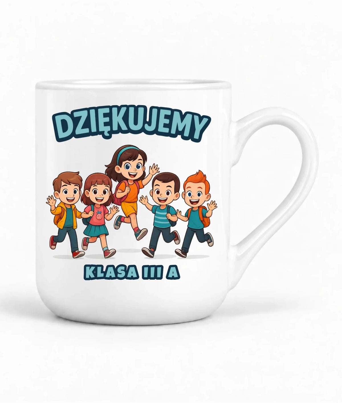 Podziękowanie od klasy dla nauczyciela | Kubek elegant prezent Zakończenie Roku Szkolnego N11
