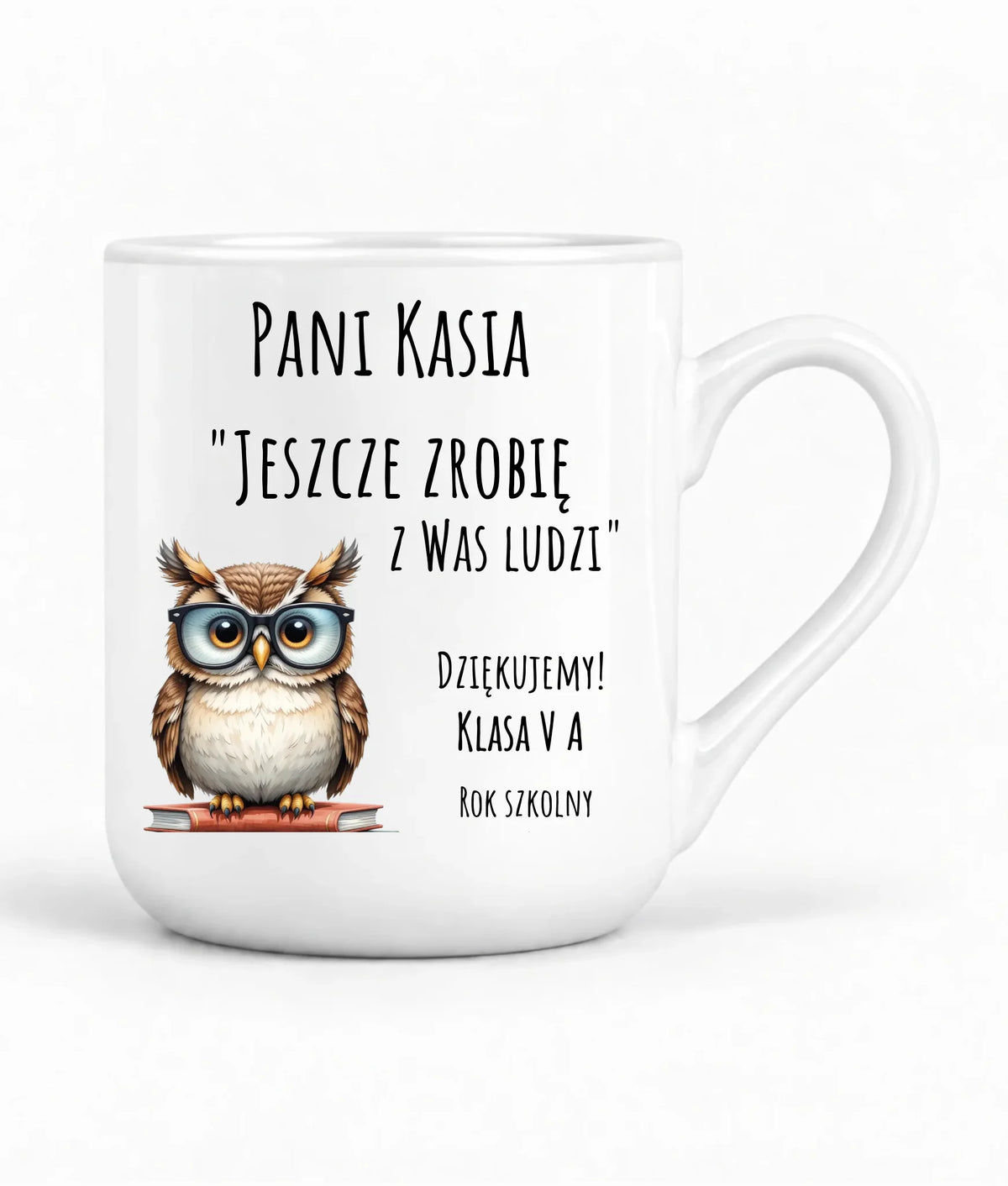Jeszcze zrobię z Was ludzi | Kubek elegant dla nauczyciela na prezent N01