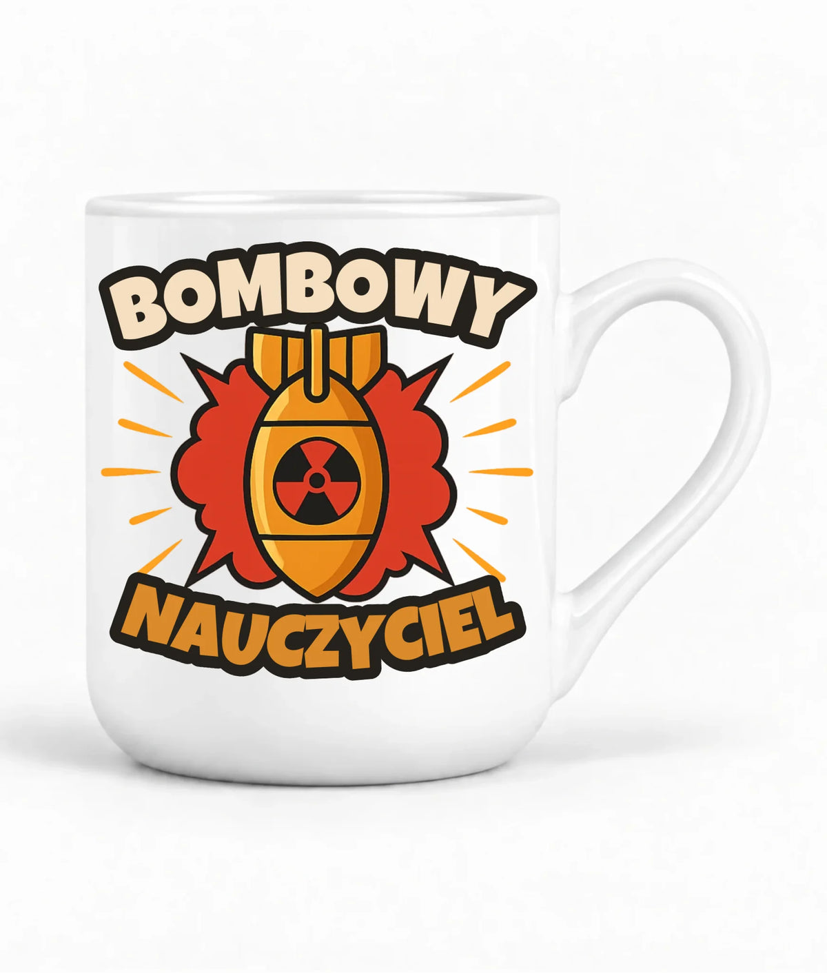 Bombowy nauczyciel | Kubek elegant prezent dla nauczyciela N36