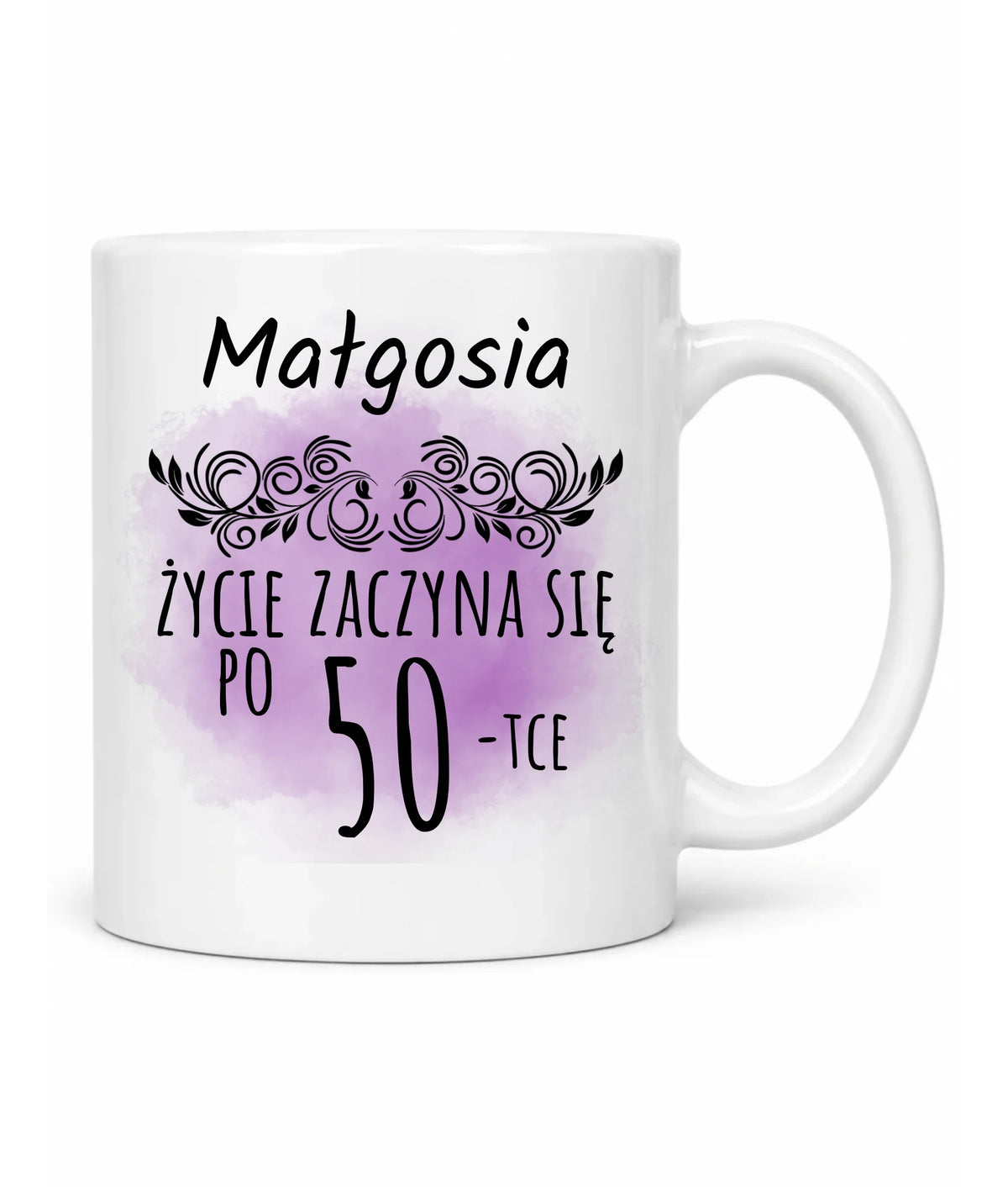 Życie zaczyna się po WIEK | Kubek na urodziny U03