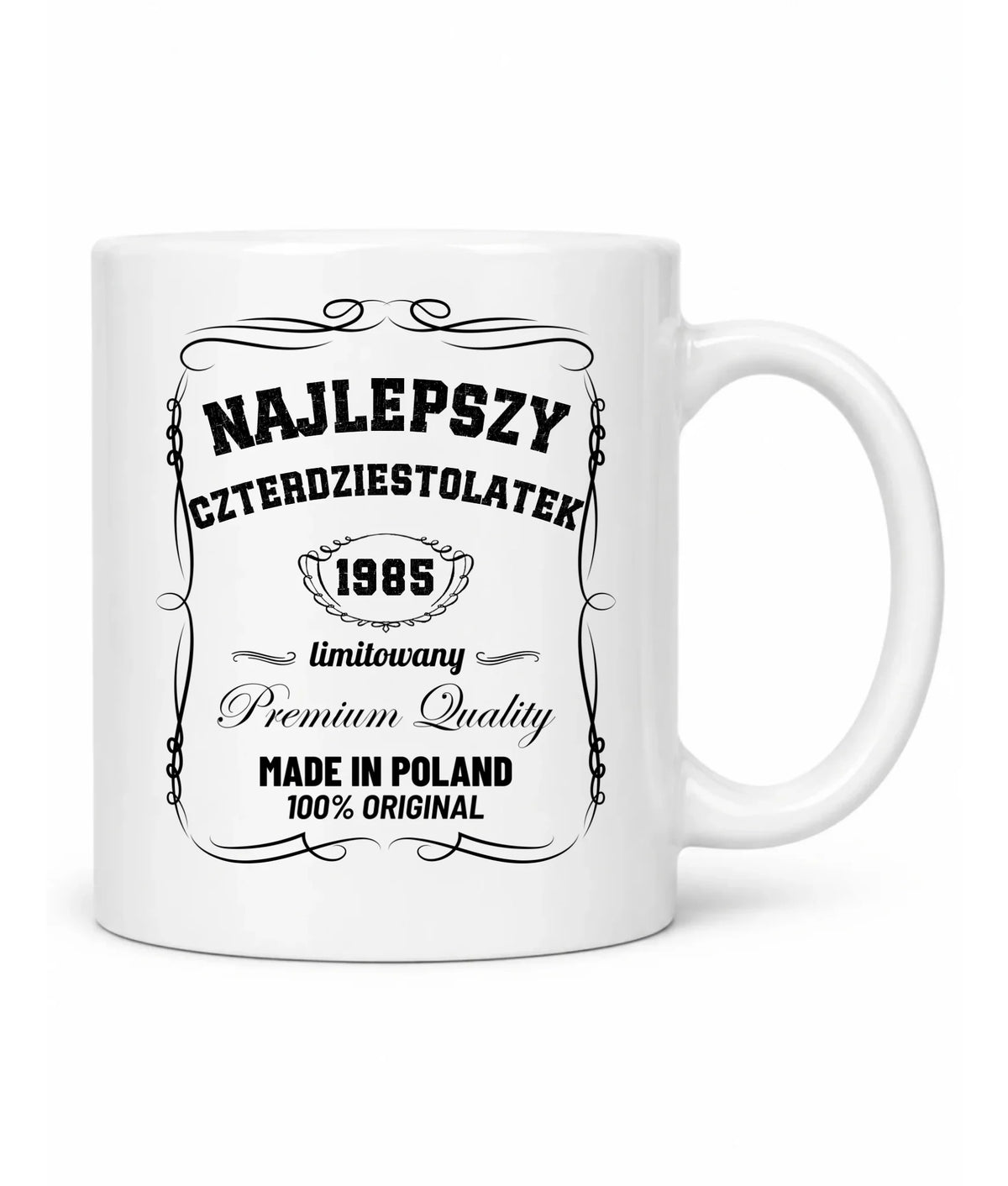 Najlepszy czterdziestolatek | Kubek prezent na 40 urodziny U04
