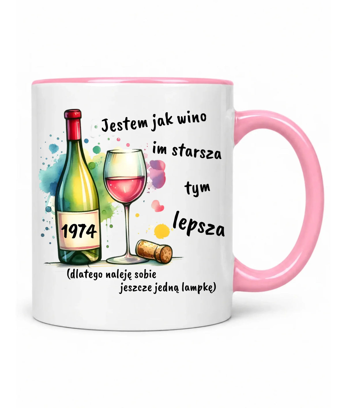 Jestem jak wino im starsza tym lepsza | Kubek prezent na urodziny U13