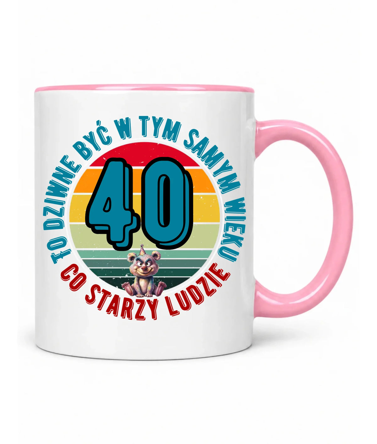 To dziwne (wiek) | Personalizowany kubek prezent na urodziny U08