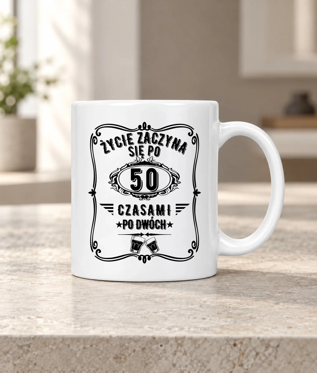 Życie zaczyna się po 50 | Kubek na 50 urodziny U12
