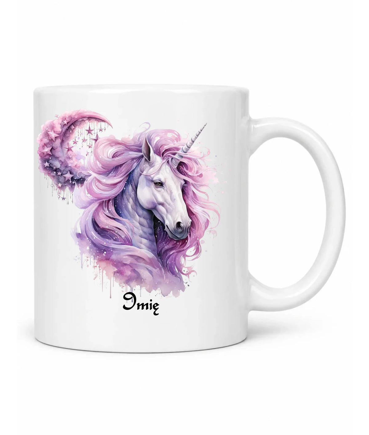 Różowy jednorożec | Personalizowany kubek DD15