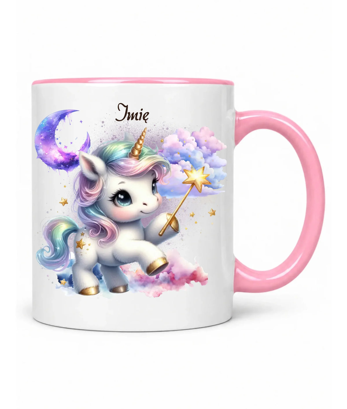 Jednorożec | Personalizowany kubek dla dziecka DD14
