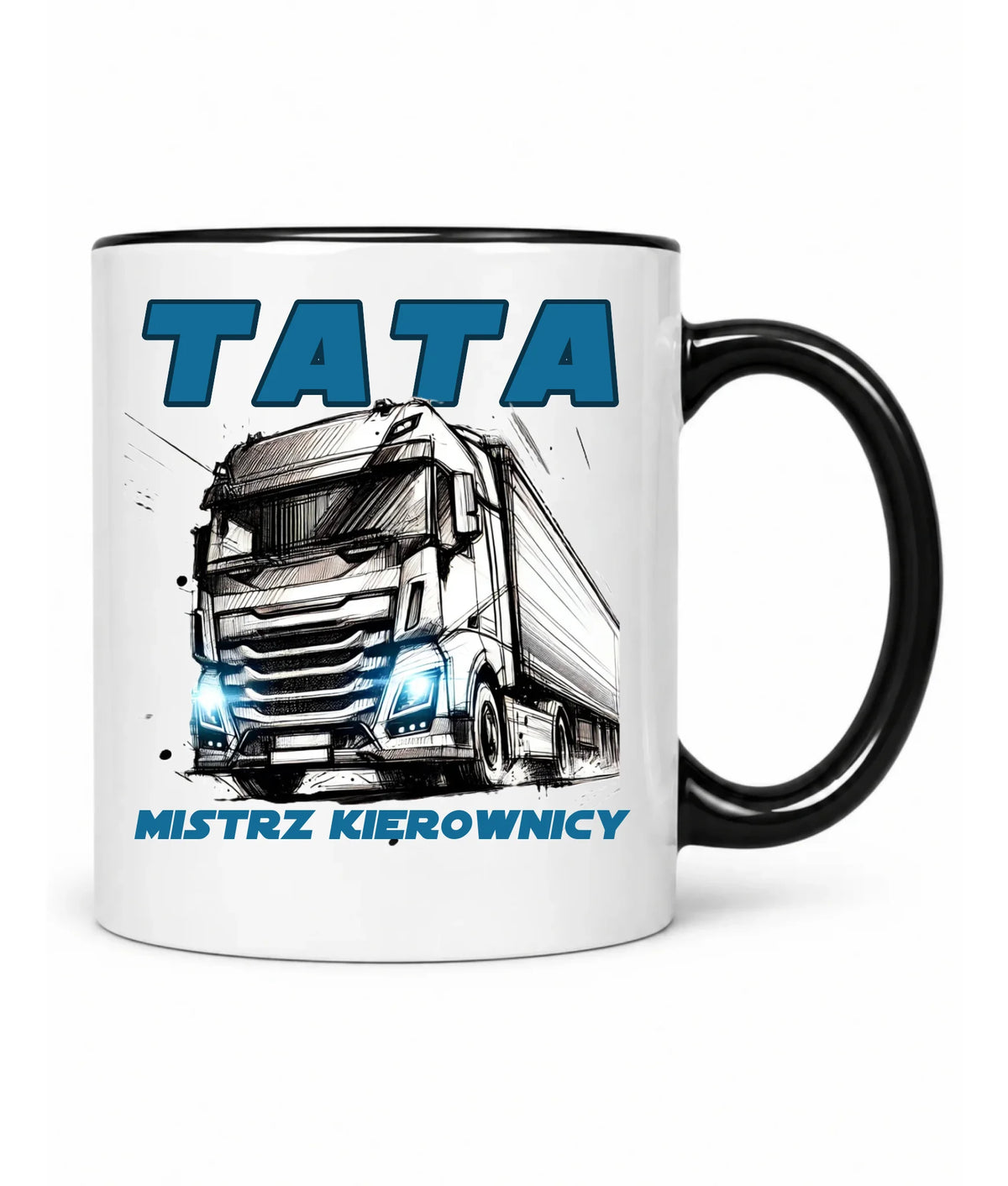 Mistrz kierownicy | Kubek prezent dla taty kierowcy ciężarówki DT80